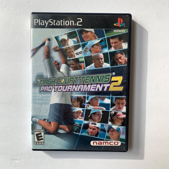 PS2 PlayStation 2 Smash Court Tennis Pro Tournament Game Disc & Case - Picture 1 of 3
